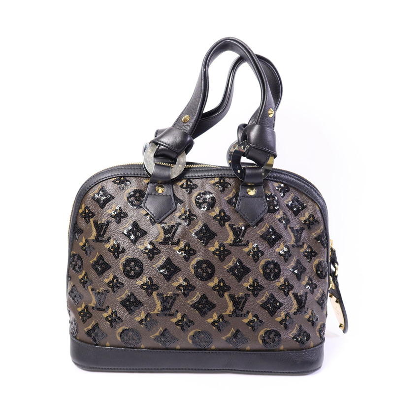 LOUIS VUITTON Monogram Eclipse Alma肩背袋-1