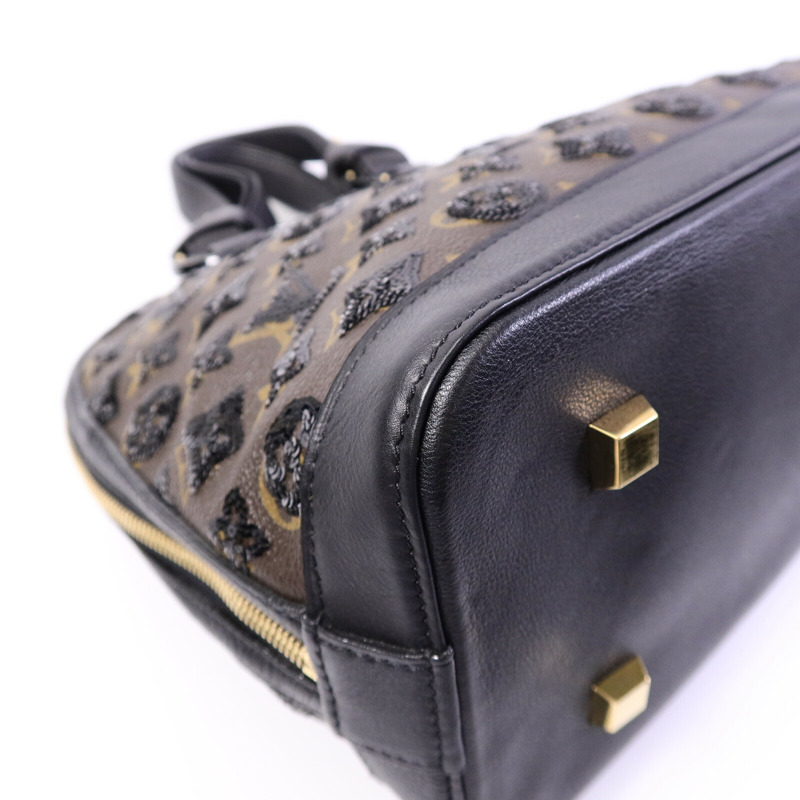 LOUIS VUITTON Monogram Eclipse Alma肩背袋-12