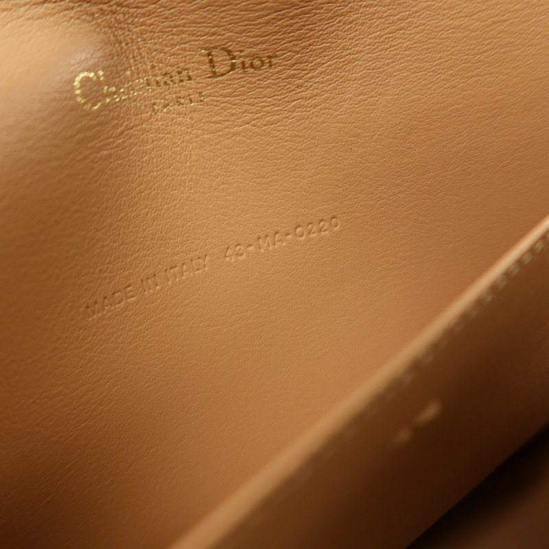 Dior 漆皮皮革Lady Dior Pouch With Chain金扣鏈帶肩背袋-6