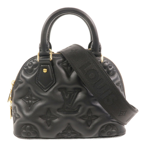 LOUIS VUITTON 牛皮皮革Alma BB Bubblegram手挽肩背兩用袋