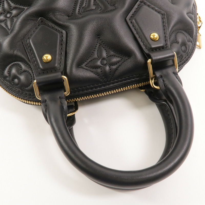 LOUIS VUITTON 牛皮皮革Alma BB Bubblegram手挽肩背兩用袋-6