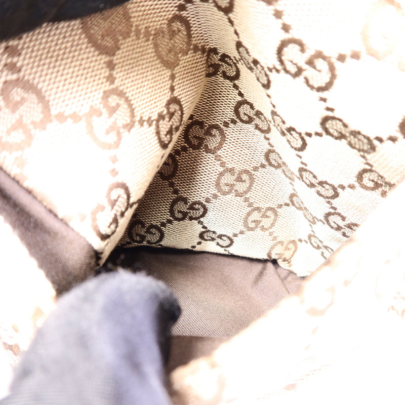 GUCCI 帆布Waist Bag銀扣腰包-15