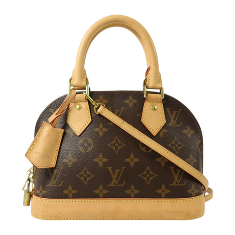 LOUIS VUITTON Monogram Alma BB金扣手挽肩背兩用袋