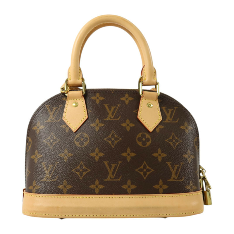 LOUIS VUITTON Monogram Alma BB金扣手挽肩背兩用袋-1