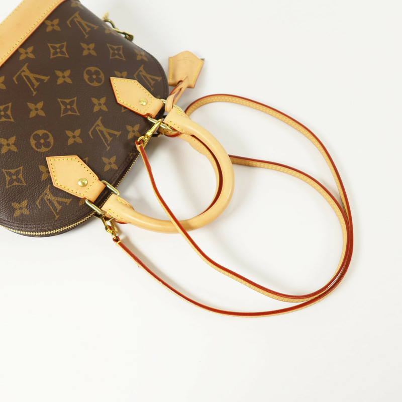 LOUIS VUITTON Monogram Alma BB金扣手挽肩背兩用袋-6