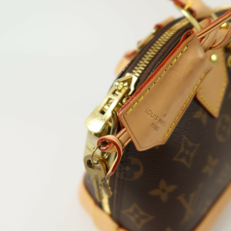 LOUIS VUITTON Monogram Alma BB金扣手挽肩背兩用袋-7