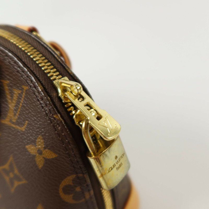 LOUIS VUITTON Monogram Alma BB金扣手挽肩背兩用袋-8