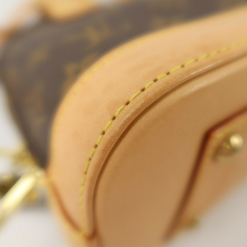 LOUIS VUITTON Monogram Alma BB金扣手挽肩背兩用袋-10