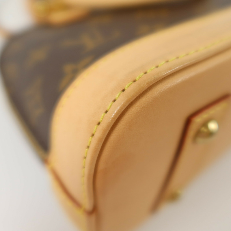 LOUIS VUITTON Monogram Alma BB金扣手挽肩背兩用袋-12