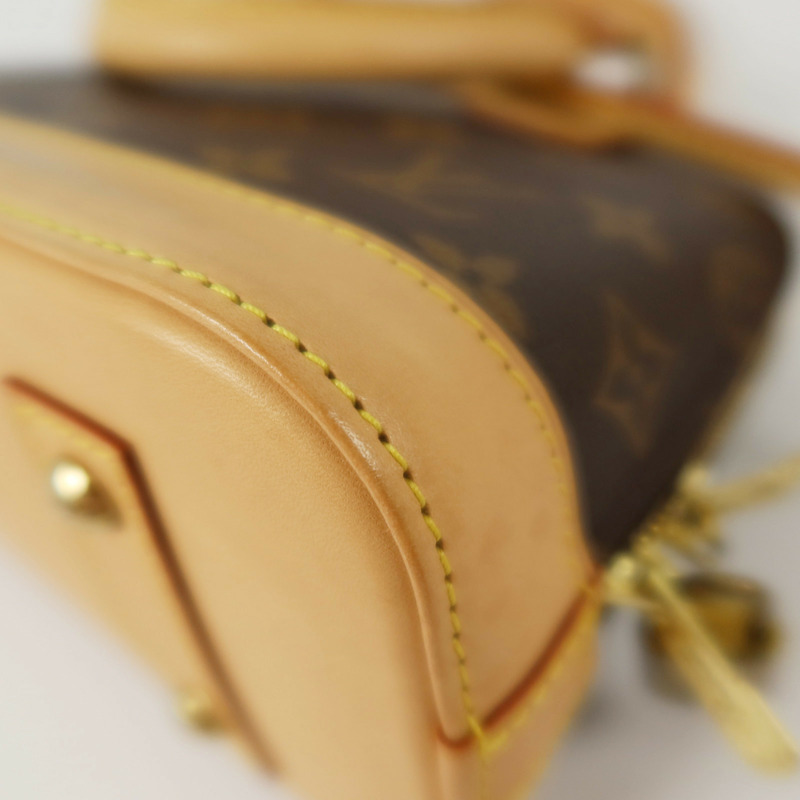 LOUIS VUITTON Monogram Alma BB金扣手挽肩背兩用袋-13
