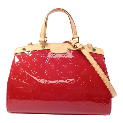 LOUIS VUITTON Monogram Vernis Brea MM手挽袋