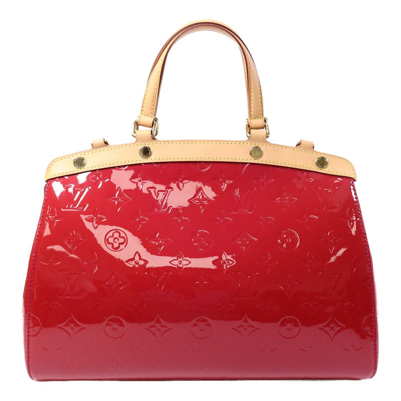 LOUIS VUITTON Monogram Vernis Brea MM手挽袋-1
