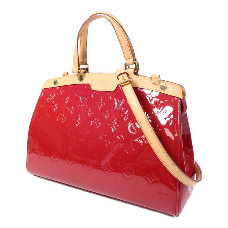 LOUIS VUITTON Monogram Vernis Brea MM手挽袋-2