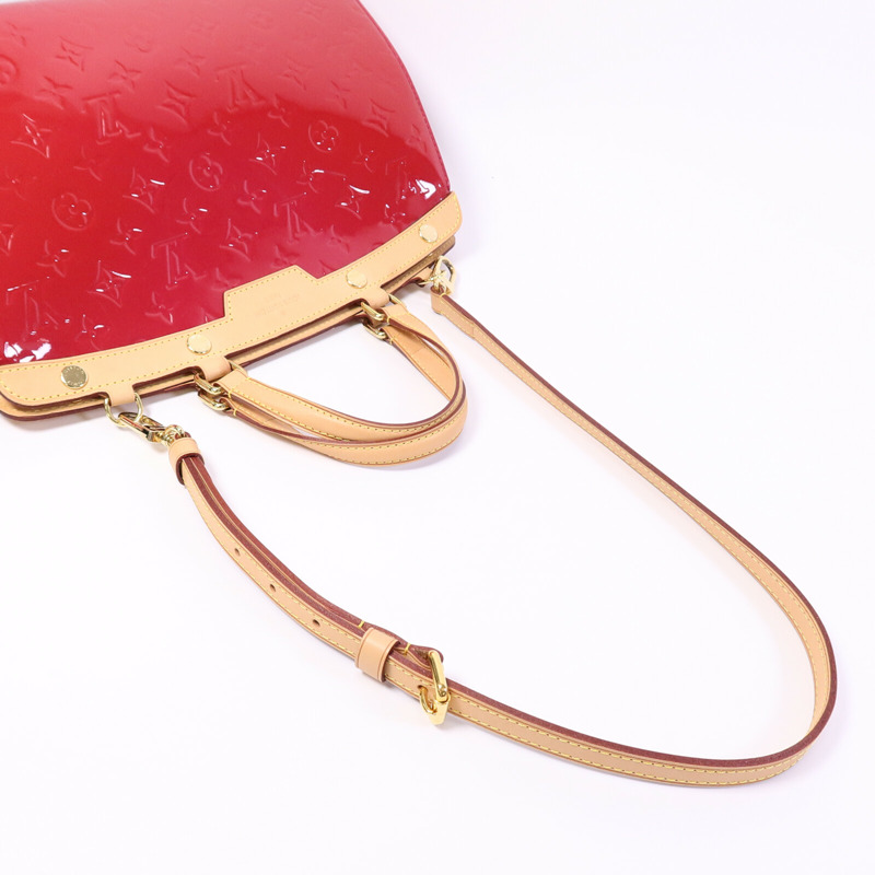 LOUIS VUITTON Monogram Vernis Brea MM手挽袋-8
