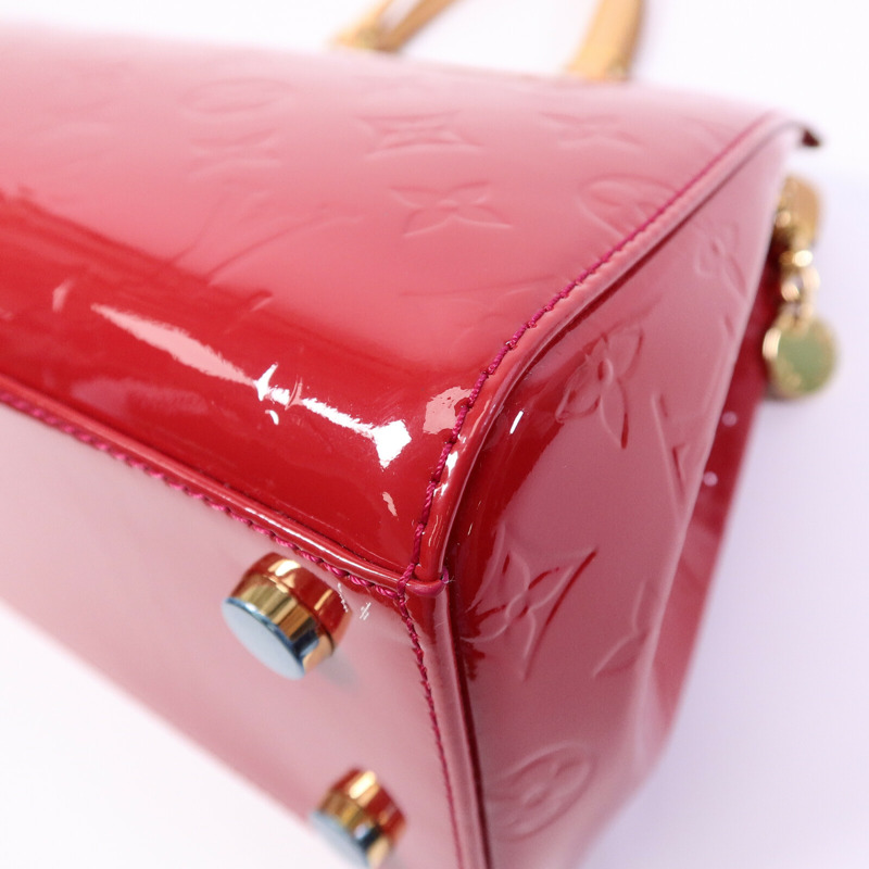 LOUIS VUITTON Monogram Vernis Brea MM手挽袋-12
