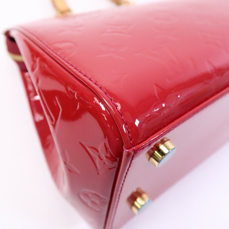 LOUIS VUITTON Monogram Vernis Brea MM手挽袋-13