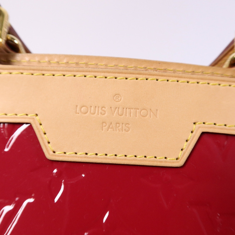 LOUIS VUITTON Monogram Vernis Brea MM手挽袋-15