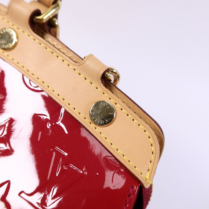 LOUIS VUITTON Monogram Vernis Brea MM手挽袋-17