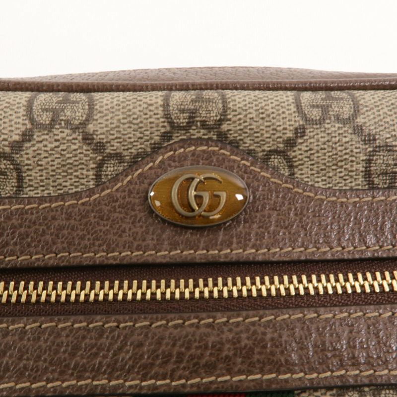 GUCCI 塗層帆布Ophidia GG Mini Shoulder Bag肩背袋-6