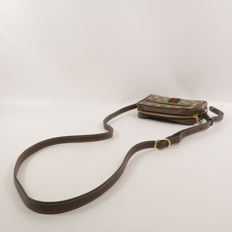 GUCCI 塗層帆布Ophidia GG Mini Shoulder Bag肩背袋-8