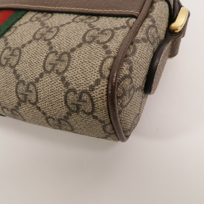 GUCCI 塗層帆布Ophidia GG Mini Shoulder Bag肩背袋-10