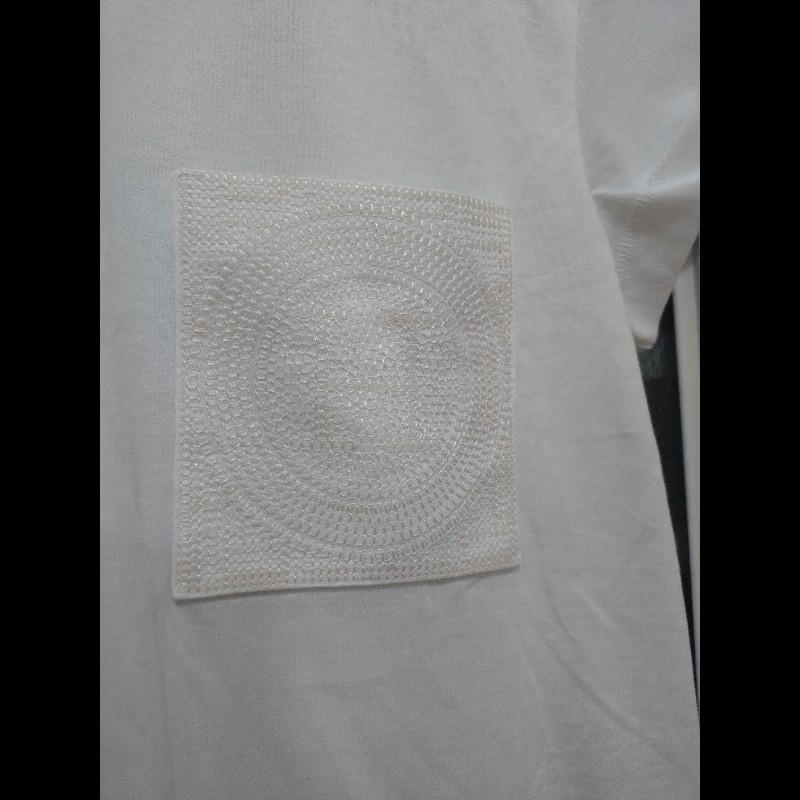 Hermes 白色短袖洋裝-12