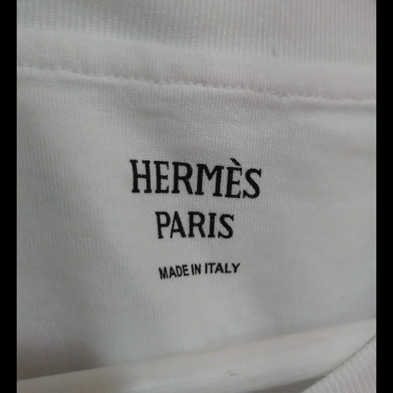 Hermes 白色短袖洋裝-13