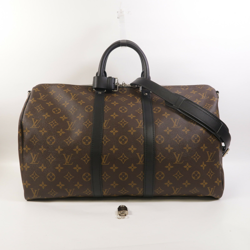 LOUIS VUITTON Monogram Keepall Bandouliere 45手挽肩背兩用袋-10