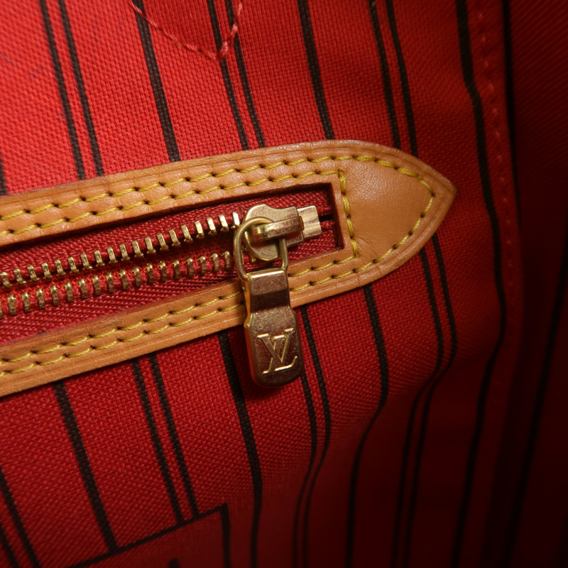 LOUIS VUITTON Monogram Neverfull MM手挽袋-14