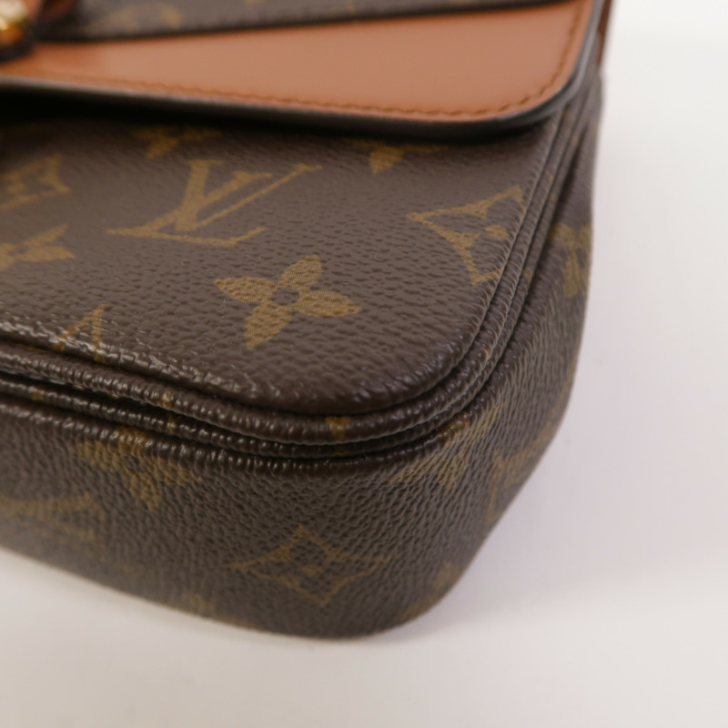 LOUIS VUITTON Monogram Marceau鏈帶肩背袋-9