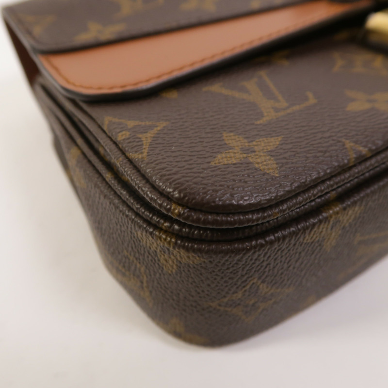 LOUIS VUITTON Monogram Marceau鏈帶肩背袋-10