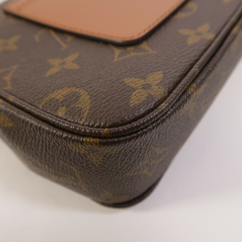 LOUIS VUITTON Monogram Marceau鏈帶肩背袋-12