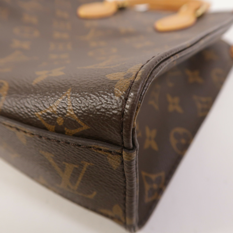 LOUIS VUITTON Monogram Sac Plat BB手挽肩背兩用袋-8
