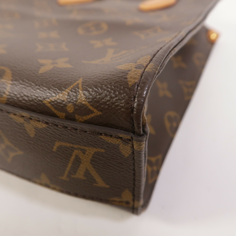 LOUIS VUITTON Monogram Sac Plat BB手挽肩背兩用袋-10