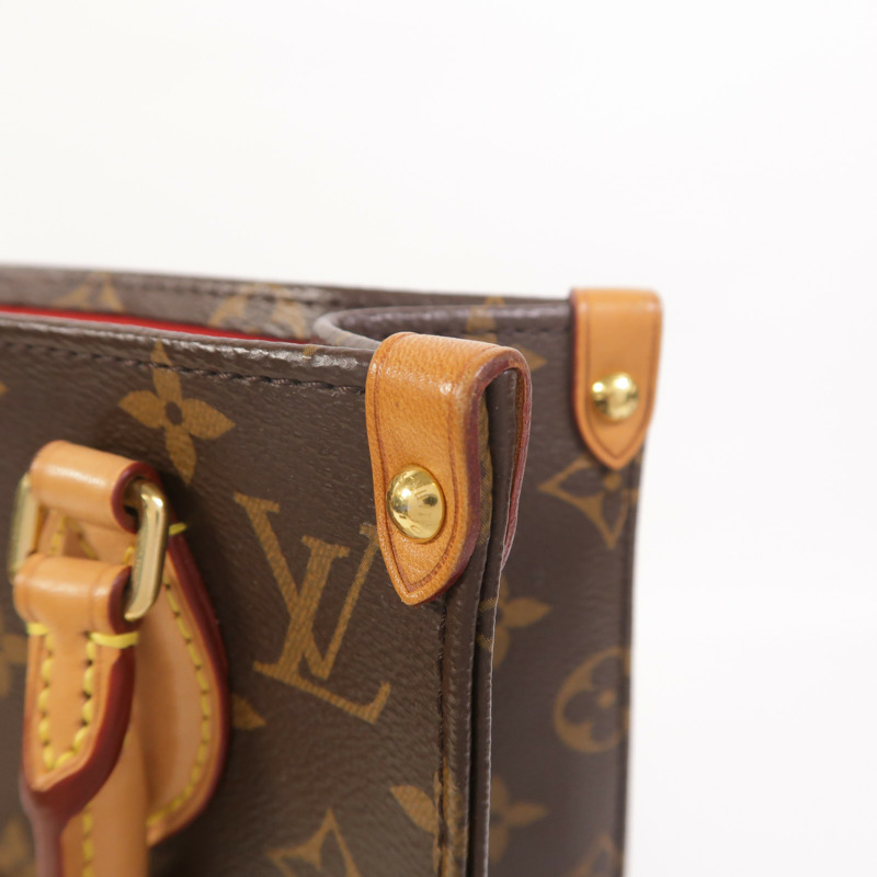 LOUIS VUITTON Monogram Sac Plat BB手挽肩背兩用袋-13