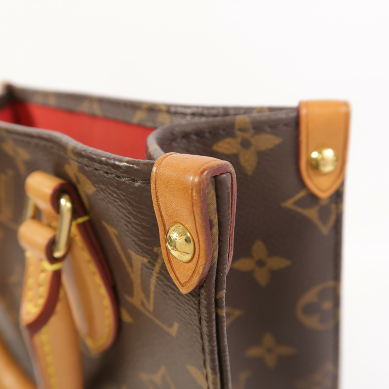 LOUIS VUITTON Monogram Sac Plat BB手挽肩背兩用袋-14