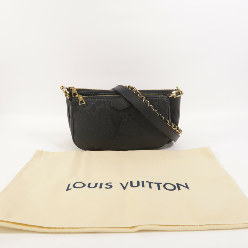 LOUIS VUITTON Monogram Empreinte Multi Pochette Accessoires手挽肩背兩用袋-9