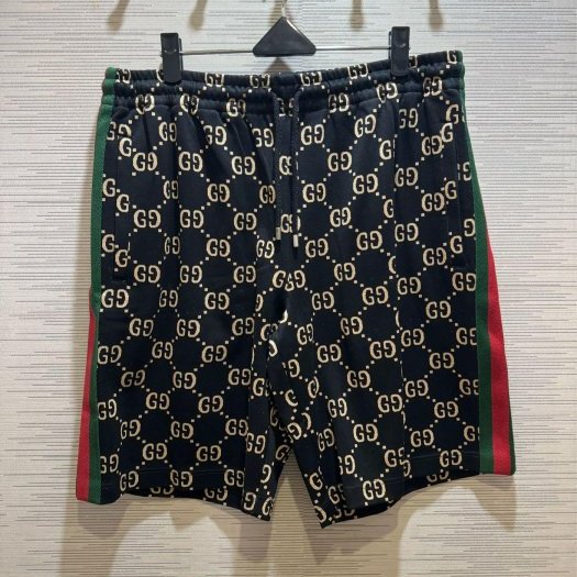 💎Han's house精品服飾💎GUCCI 古馳 GG 滿版 短褲  XXL 原價38000-0