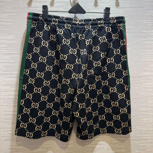 💎Han's house精品服飾💎GUCCI 古馳 GG 滿版 短褲  XXL 原價38000-1