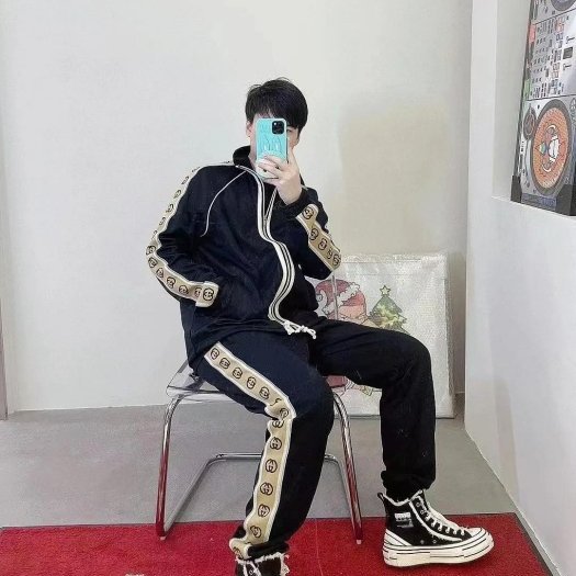 💎Han's house精品服飾💎 GUCCI 古馳 GG 長褲  5460186 現貨 S-4