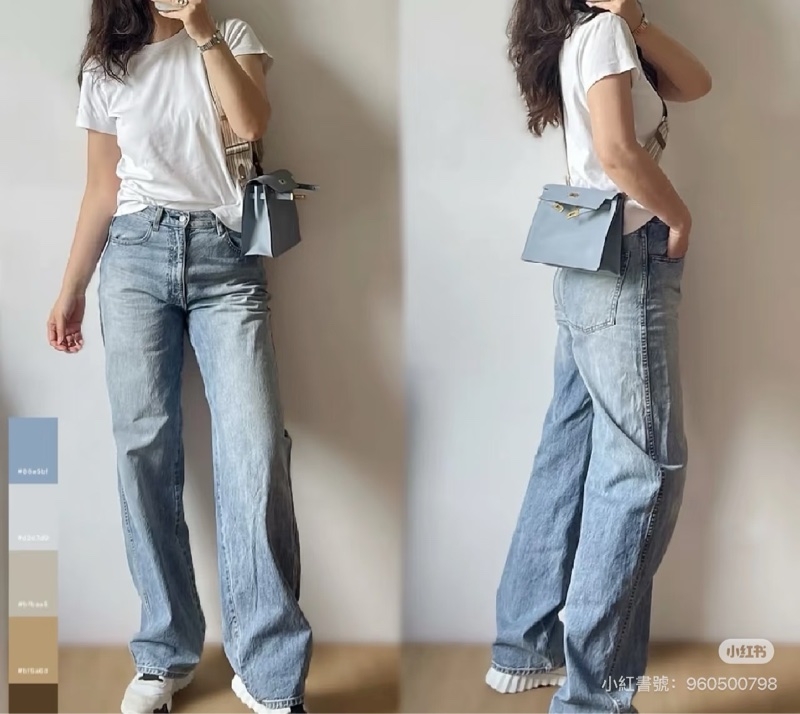 Hermes Kelly Danse風暴藍銀扣-4