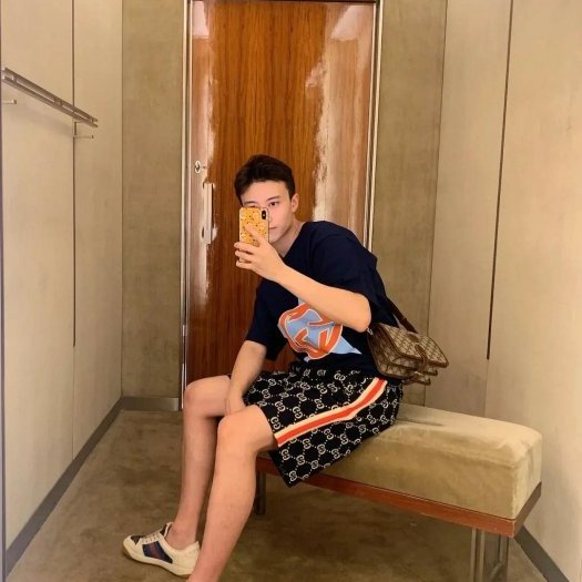 💎Han's house精品服飾💎GUCCI 古馳 GG 滿版 短褲 原價38000-6