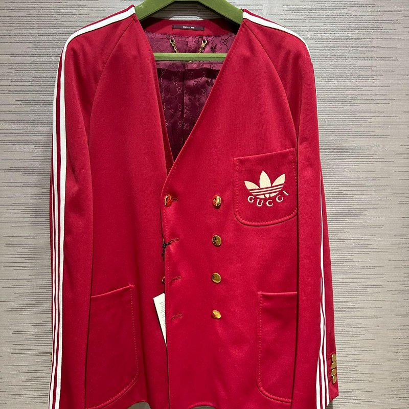 💎Han's house精品服飾💎GUCCI 古馳 聯名 愛迪達 adidas 外套 現貨  L 原價99000-1