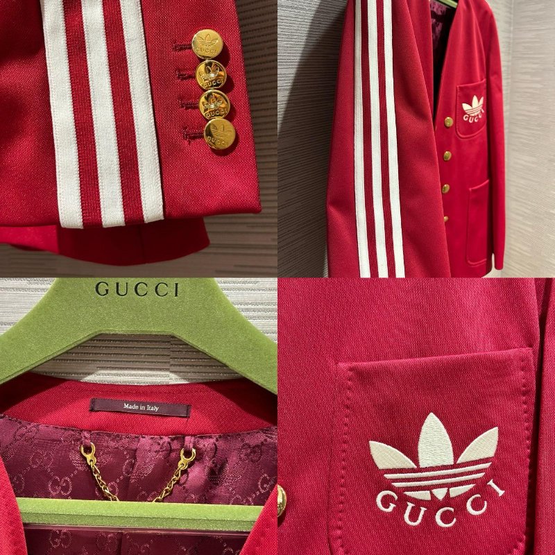 💎Han's house精品服飾💎GUCCI 古馳 聯名 愛迪達 adidas 外套 現貨  L 原價99000-2