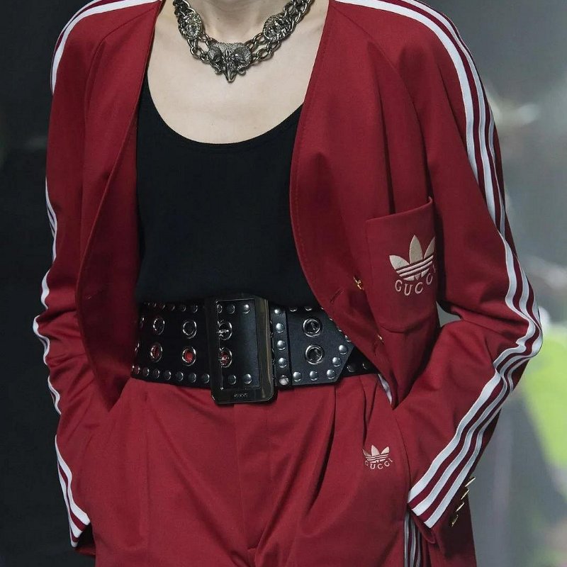 💎Han's house精品服飾💎GUCCI 古馳 聯名 愛迪達 adidas 外套 現貨  L 原價99000-4