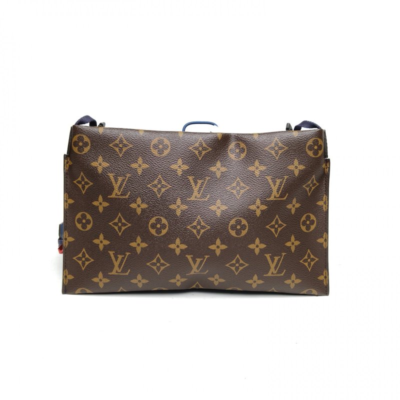 LOUIS VUITTON 拼色PVC201718SS限量秀款斜挎包肩背包-2