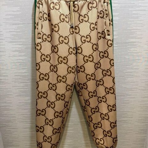 💎Han's house精品服飾💎 GUCCI 古馳 GG 滿版 長褲  現貨 S 原價50800