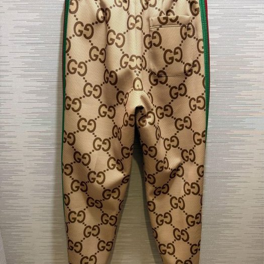 💎Han's house精品服飾💎 GUCCI 古馳 GG 滿版 長褲  現貨 S 原價50800-1