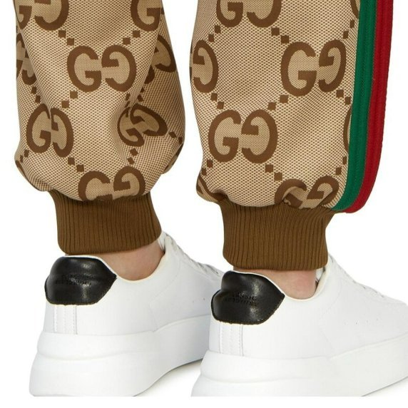 💎Han's house精品服飾💎 GUCCI 古馳 GG 滿版 長褲  現貨 S 原價50800-5