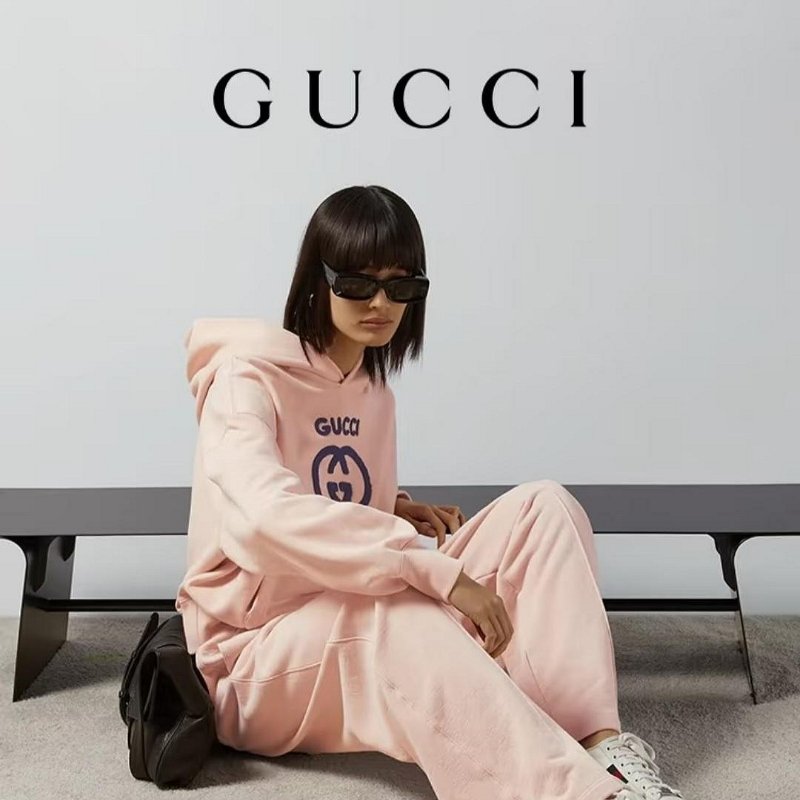 💎Han's house精品服飾💎GUCCI 古馳 立體 刺繡 連帽 衛衣 帽T-5